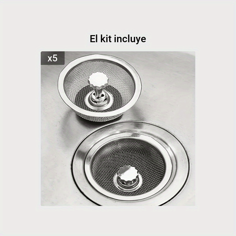 2pcs Filtro Fregadero Espesado Tapón Actualice Fregadero - Temu Chile