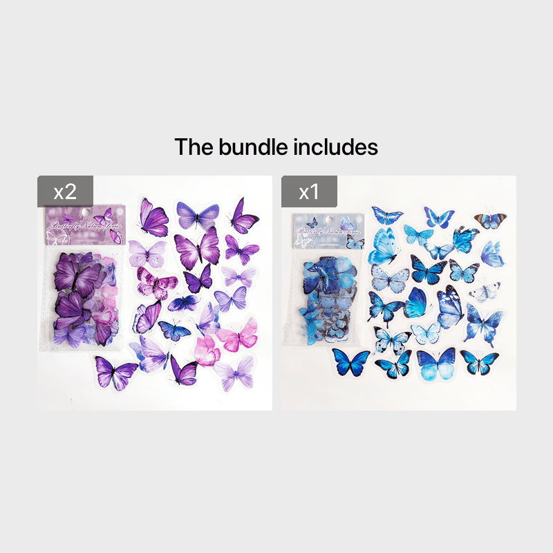 Colorful Butterfly Journal Decor Diary Decorative Stickers - Temu