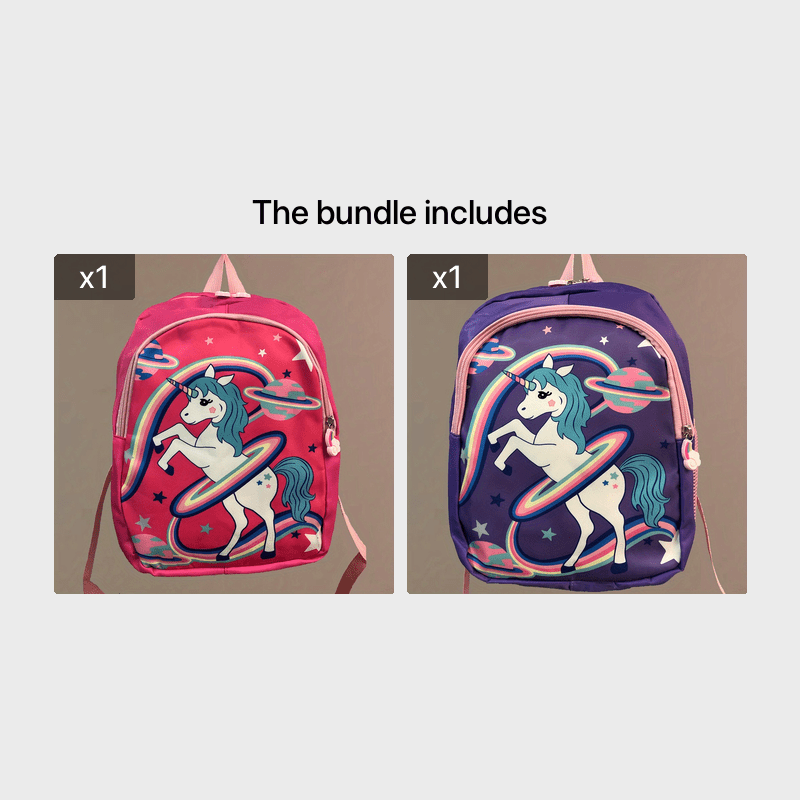 Unicorn School Backpack Large Capacity Primary Schoolbag