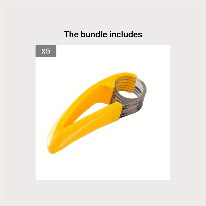 Stainless Steel Banana Cutter Sausage Cucumber Slicer Chopper Kitchen  Accessories Gadgets 