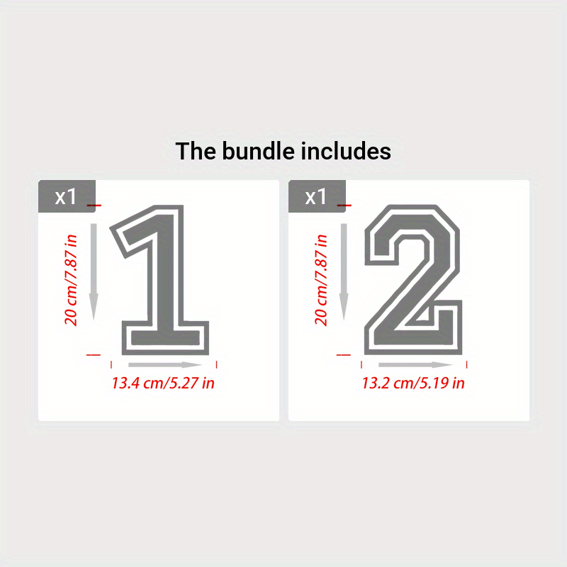 Numbers 0 To 9 Numbers Iron On Transfer Sticker Heat Pressed - Temu