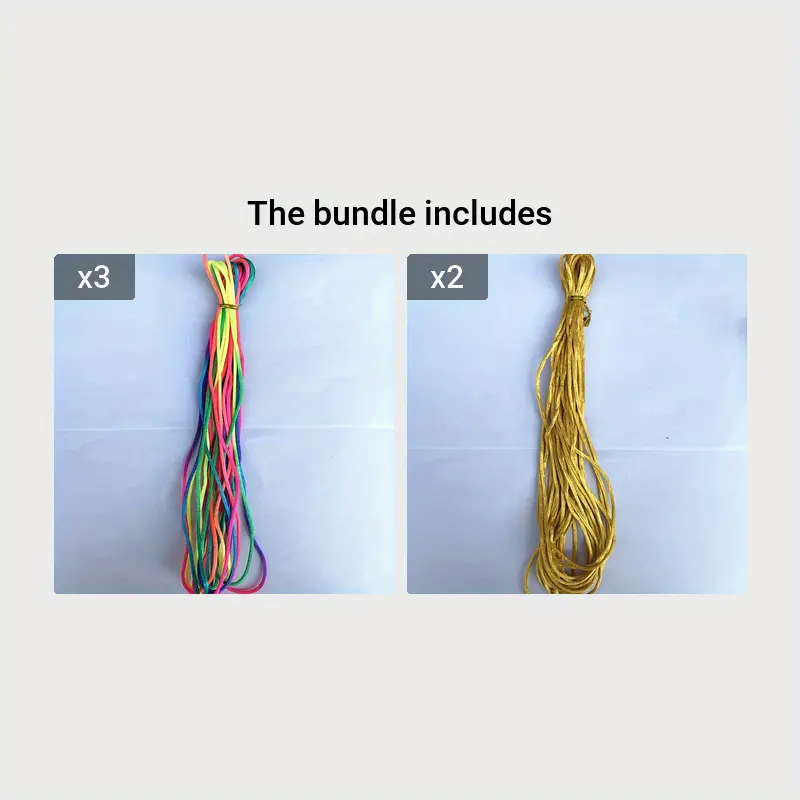 10 Yard Rattail Satin Nylon Cord Colorful Braided Wire Woven - Temu Canada