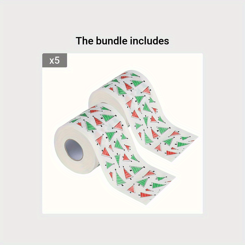 Santa Claus Christmas Pattern Series, Printed Toilet Paper, Printed Roll  Paper, Printed Toilet Paper, Christmas Toilet Roll Paper - Temu