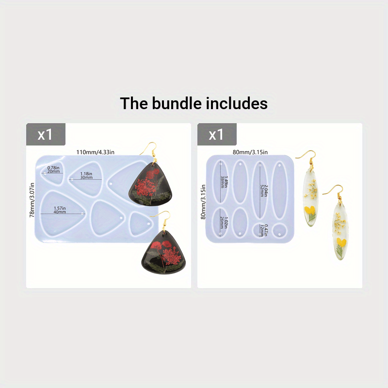 Rectangle Silicone Molds Resin  Epoxy Resin Casting Accessories -  Multi-size Square - Aliexpress