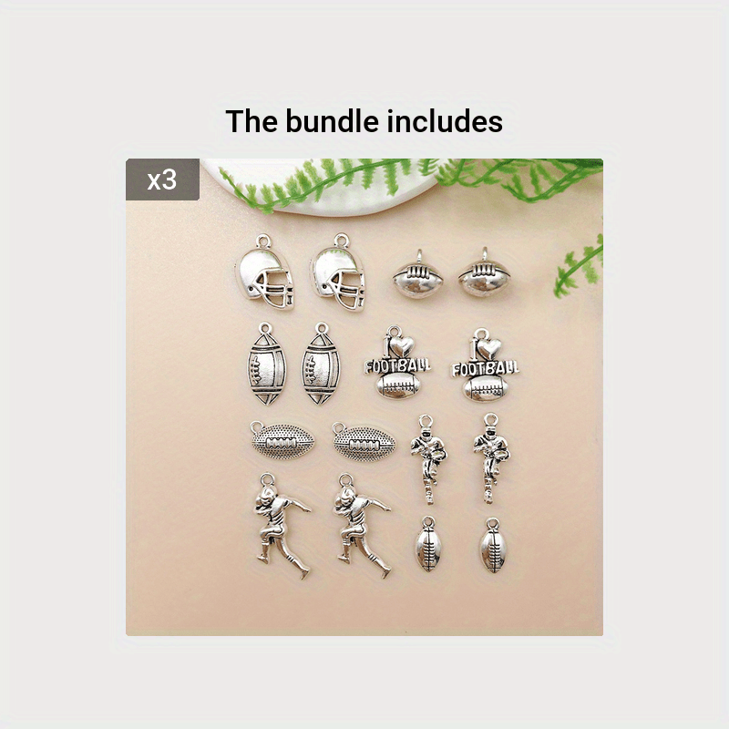 Lot Zinc Alloy Charms Antique Silver Color Cheerleading - Temu