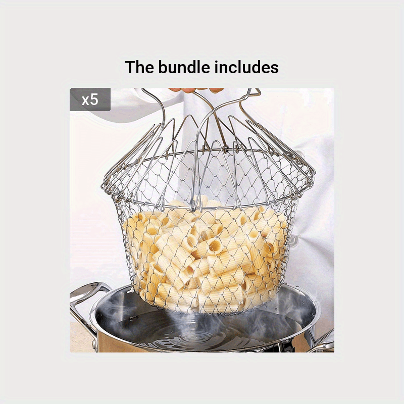 Foldable Steam Rinse Strainer