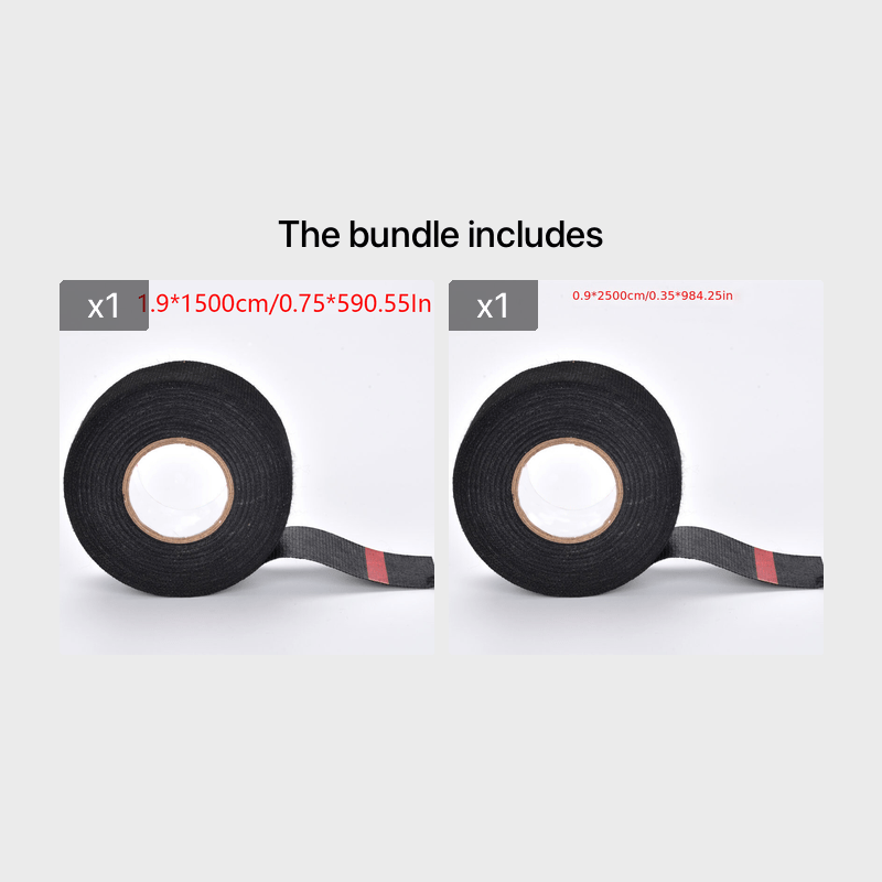 Black Heat Resistant Flannelette Adhesive Cloth Fabric Tape - Temu