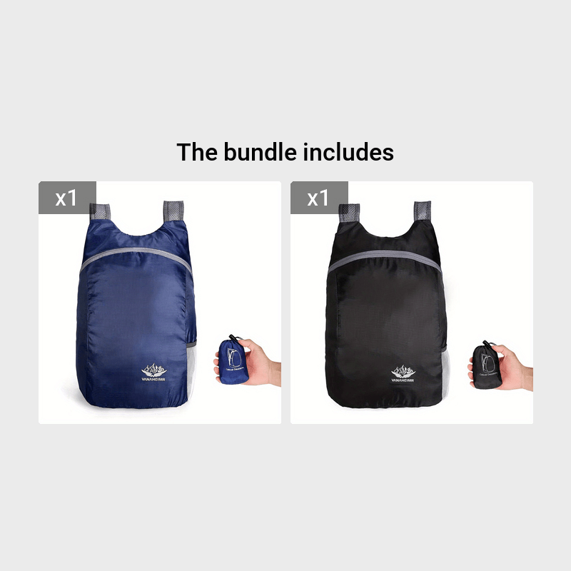 Lightweight and Portable Foldable Multi-purpose Small Backpack for Men and Women Outdoor Travel Sports Leisure