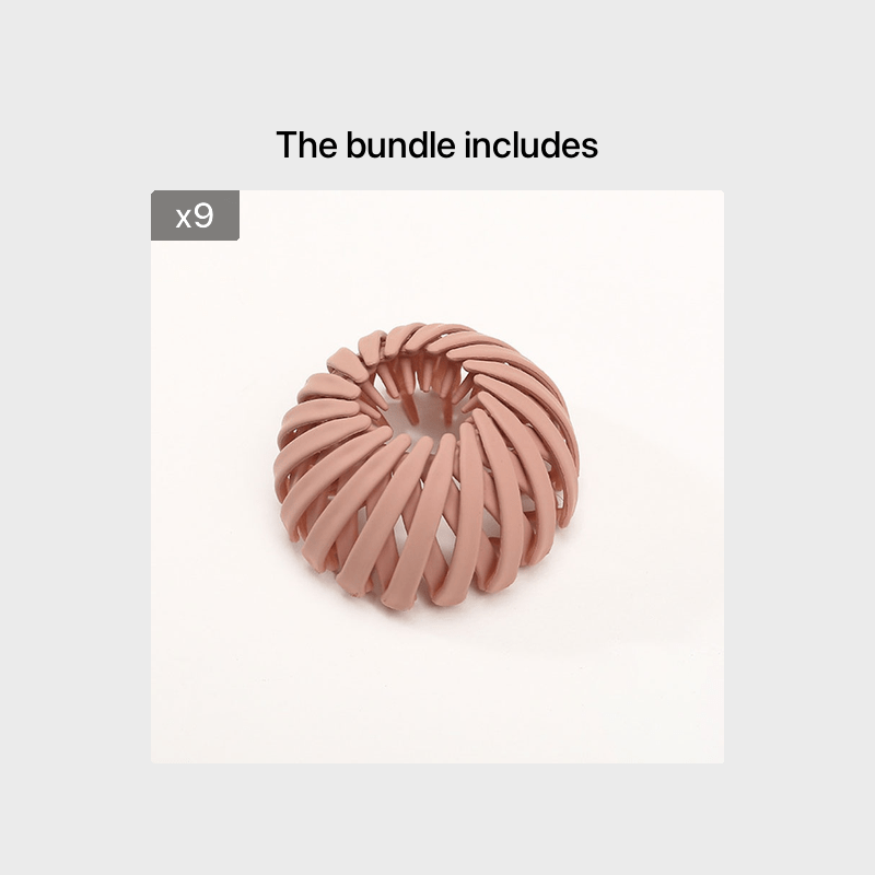 Matte Hair Claw Clips for Women, Nest Hair Bun Maker