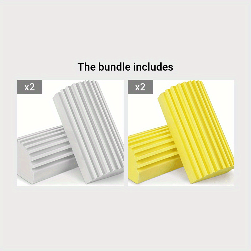Damp Duster 4-pack Magical Dust Cleaning Sponge)