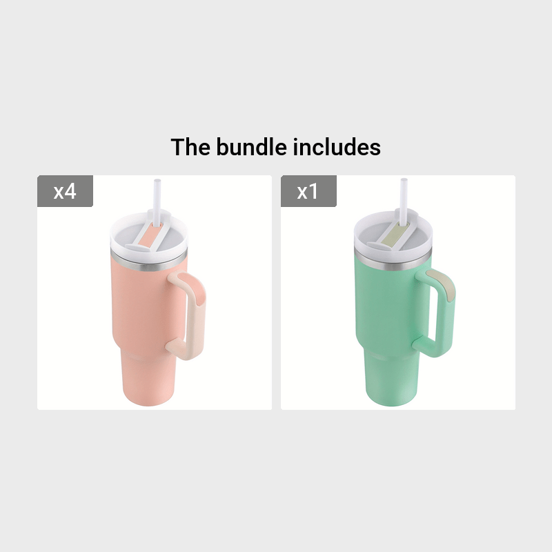 40oz Double Wall Insulated Cup stanley Style With Straw Various Colours  Available 