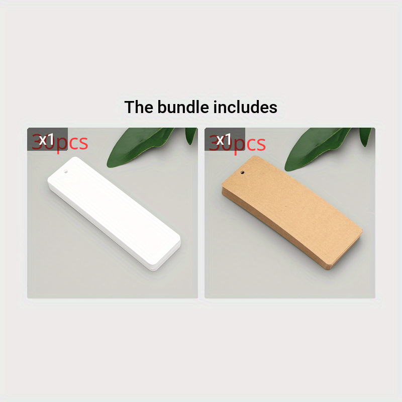 5pcs Xuan Paper Bookmarks Blank Double-sided Bread Edge Xuan Soft Card DIY  Homemade Paper Bookmarks