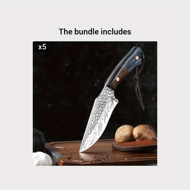 Wrought Stainless Steel Sharp Boning Knife, Commercial Knife, Cow