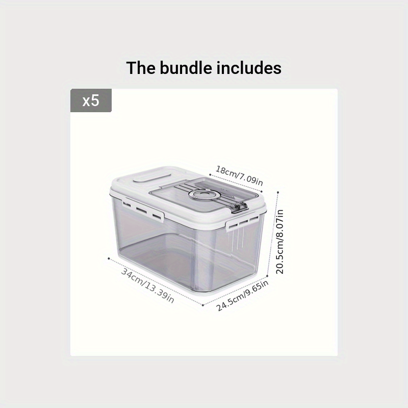 Rice Bucket Household Insect-proof Moisture-proof Sealed Rice Container  Large Rice Storage Box Rice Box Noodle Bucket Storage Container - Temu