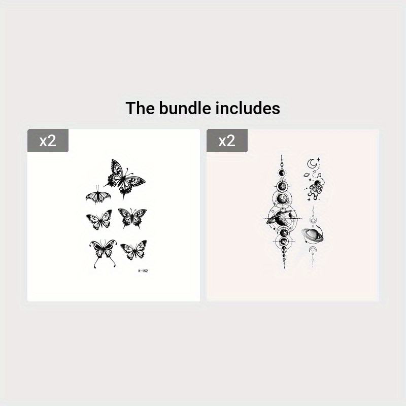 Realistic Dark Butterfly Printable Temporary Tattoo Paper Sticker For Women  Waterproof, Flashy, And Perfect For Back And Waist Tattoos India Style Body  Art Q231020 From Flippedd, $0.26