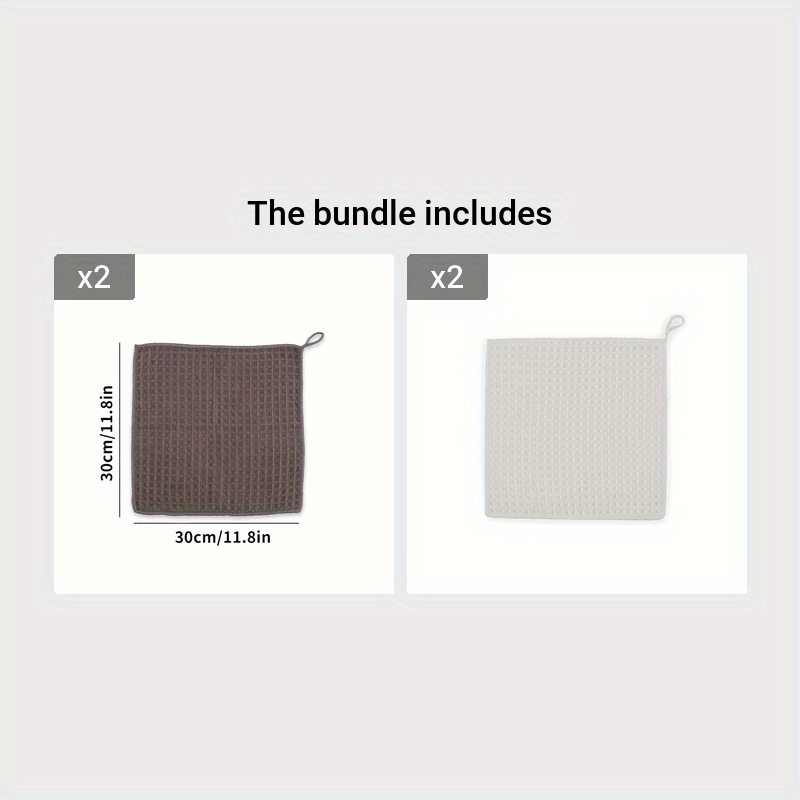 3pcs Lint-Free Barista Towel for Coffee Machines and Tea Shops - Absorbent  and Durable Cleaning Cloth for Milk and Spills - Small Square White Towel