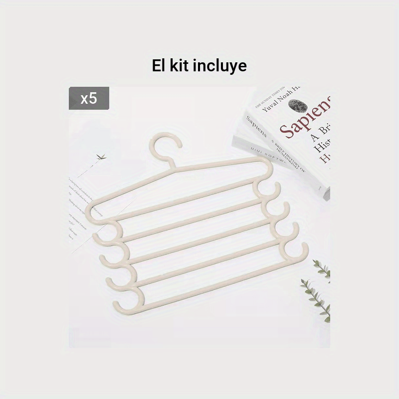  Perchas mágicas para pantalones que ahorran espacio, estante  multifuncional de 6 niveles para colgar pantalones, jeans, bufandas,  pantalones, ropa. Perchas plegables antideslizantes para organizador de  armario, para hombres y mujeres, paquete