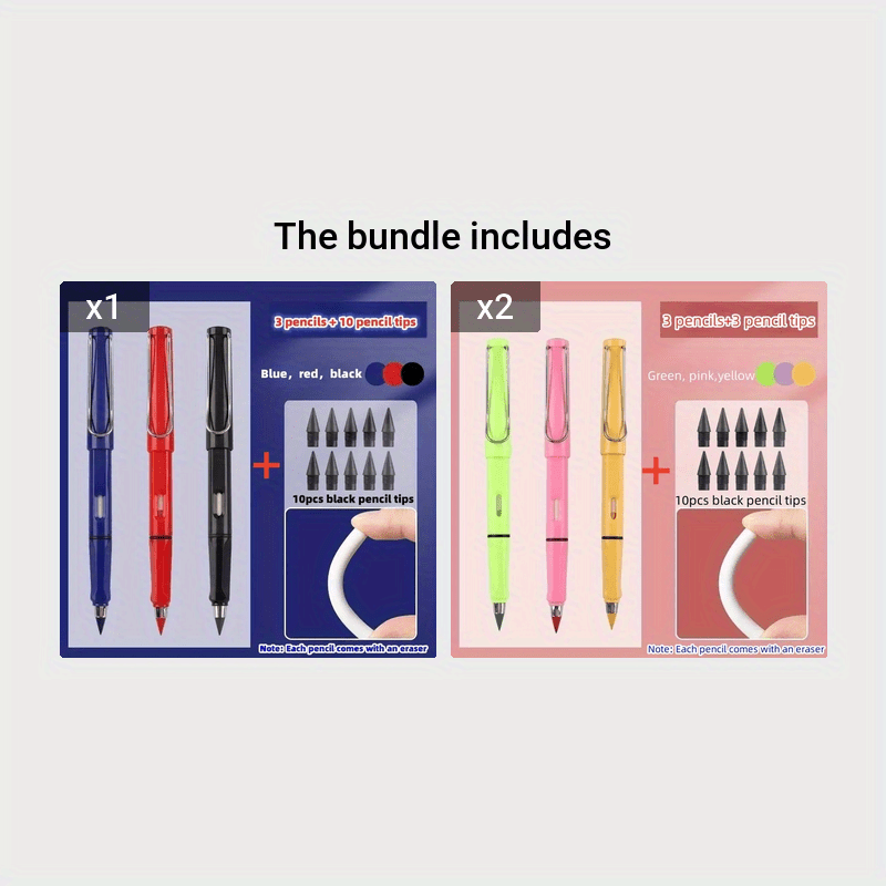 Office And School Supplies Writing Supplies And Correction Tape Colored  Pencils - Temu