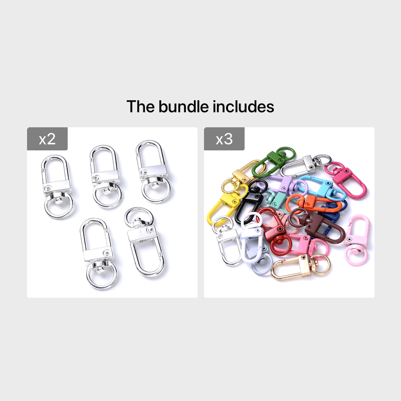 5pcs Gold Key Chain Ring Metal Lobster Clasp Clips Bag Car Keychain DIY  Decor Key Hooks Hook Up Base Jewelry Findings