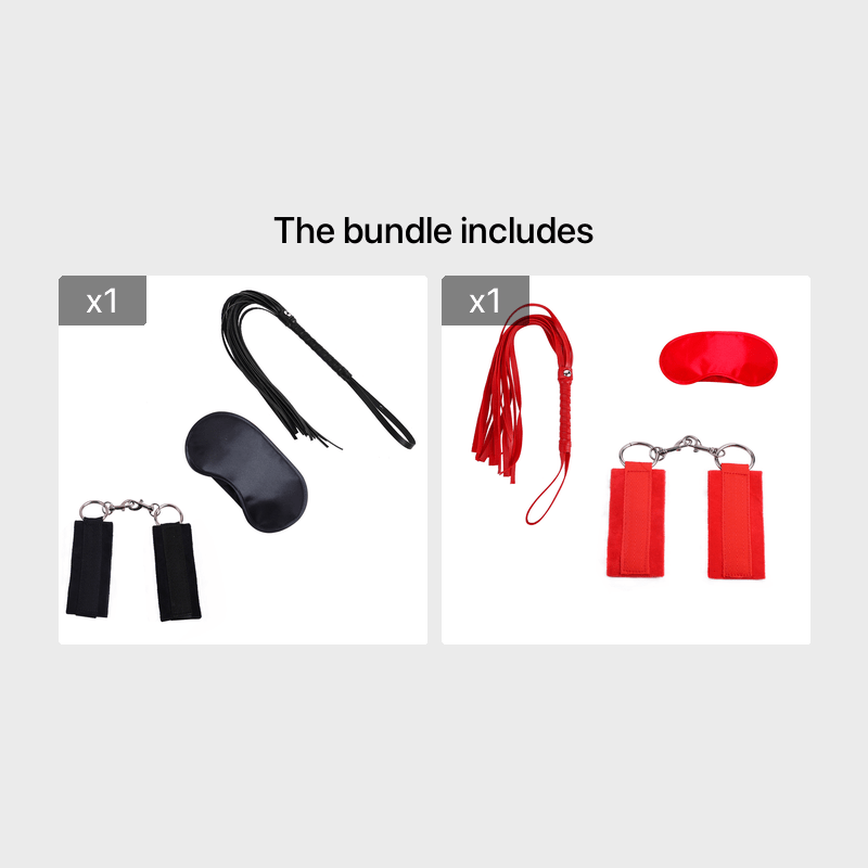 3 Unids/set Para Mujer Pu Cuero Sm Bondage Set Esposas - Temu