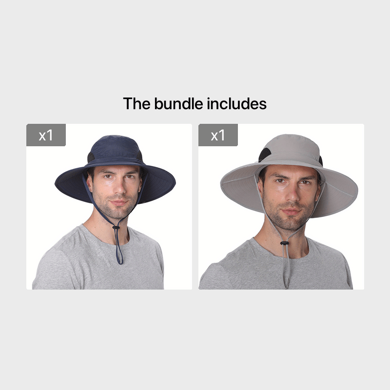Sun Hat For Men Women Waterproof Wide Brim Bucket Hat Foldable Boonie Hat  For Fishing Hiking Garden Safari Beach, High-quality & Affordable