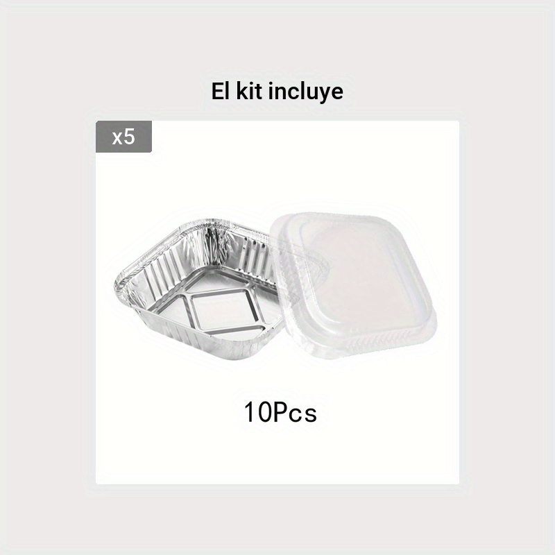  Commercial Bandeja de aluminio para hornear, 1/8 hoja, 10  x 7 pulgadas, paquete de 6 : Hogar y Cocina