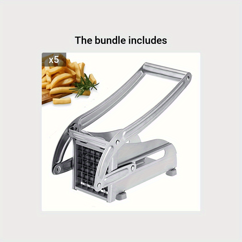 Commercial Vegetable Fruit Chopper, Professional Potato Slicer, Manual  Veggie Chopper Cutter Machine, French Fry Cutter Kitchen,Stainless Steel  Blades