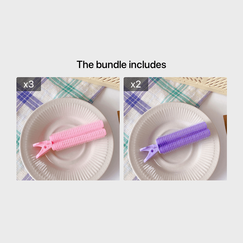 Fluffy Hairpin for Fixed Curling Hair