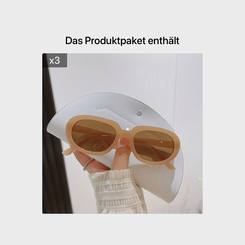 Kleine Vintage 90er Oval Sonnenbrille Frauen Unisex Mode - Temu Germany
