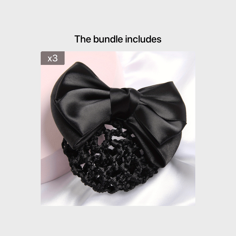 Hair barrette 2024 with snood