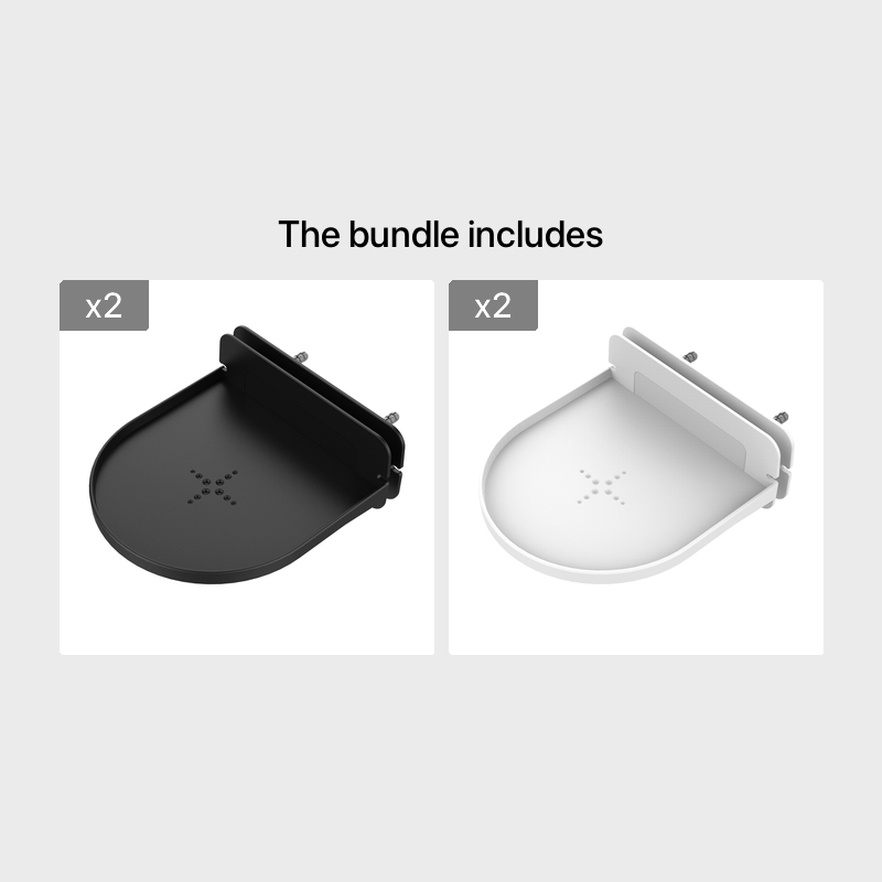 Supporto Da Parete Universale SciuU - Per Google Home, Sonos, Altoparlanti, Con Organizzatore Cavi - Foto 3