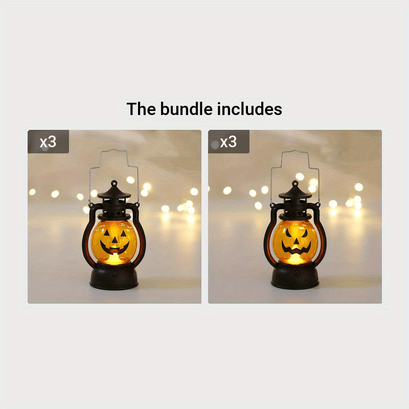 Vintage Led Halloween Candle Lantern Halloween Lantern mini - Temu