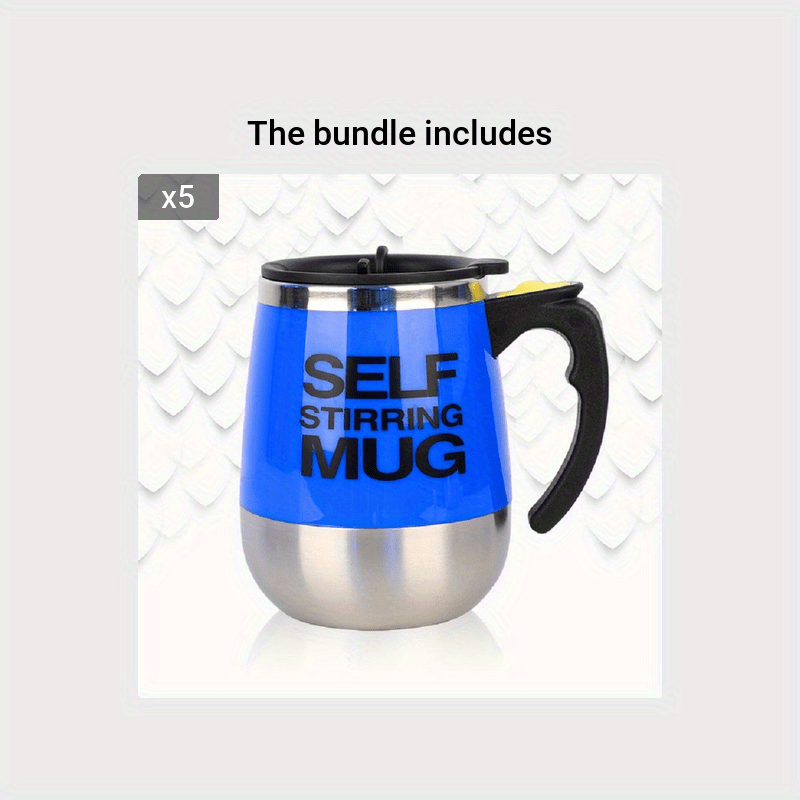 1pcs Creative Automatic Self Stirring Magnetic Mug Stainless Steel Coffee  Milk Mixing Cup Blender Lazy Smart