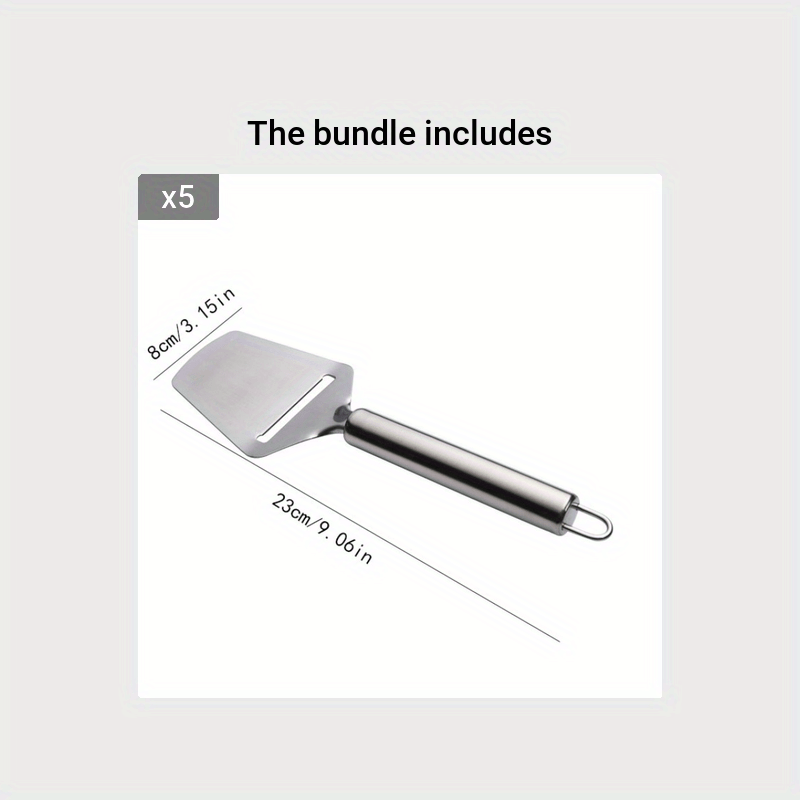 Silver Stainless Steel Cheese Peeler Slicer Cutter Butter Slice Cutting  Knife Kitchen Cooking Cheese Tools