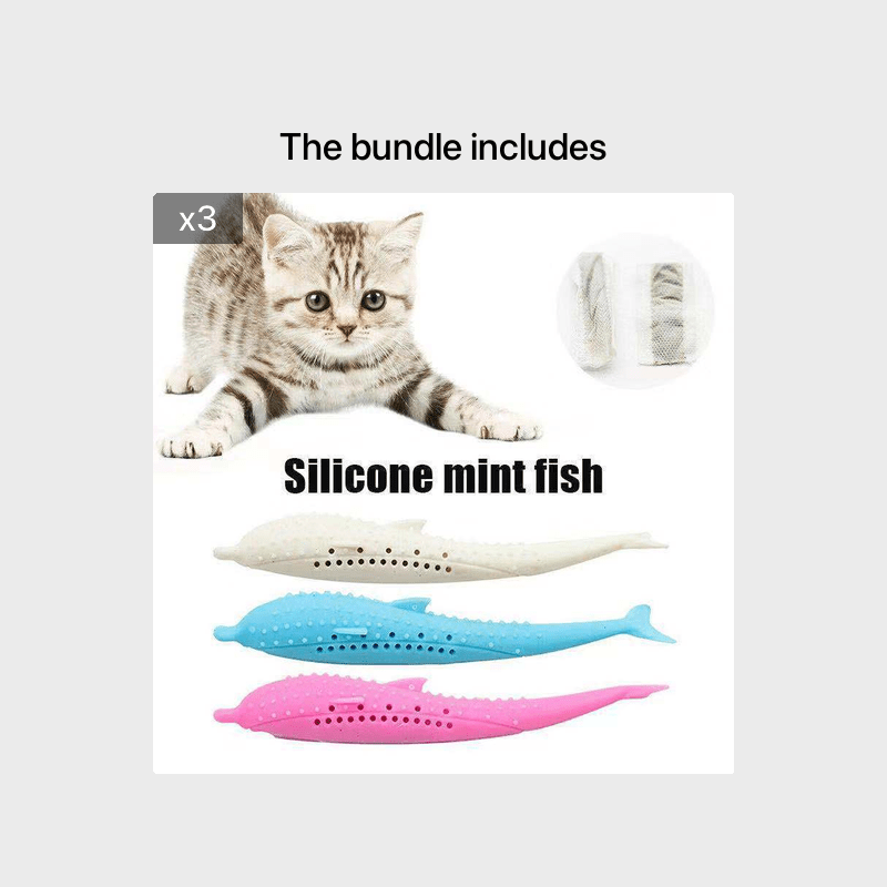 Silicone store cat toothbrush