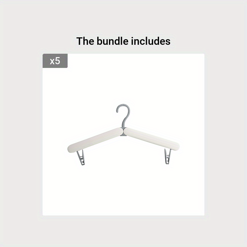 Multifunctional Folding Clothes Hanger for Travel and Home Storage