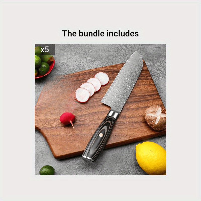 Damascus Chef Knife Household Sharp Vegetable Cutting Meat Multifunctional  Knife Commercial Japanese Food Sushi Special Knife