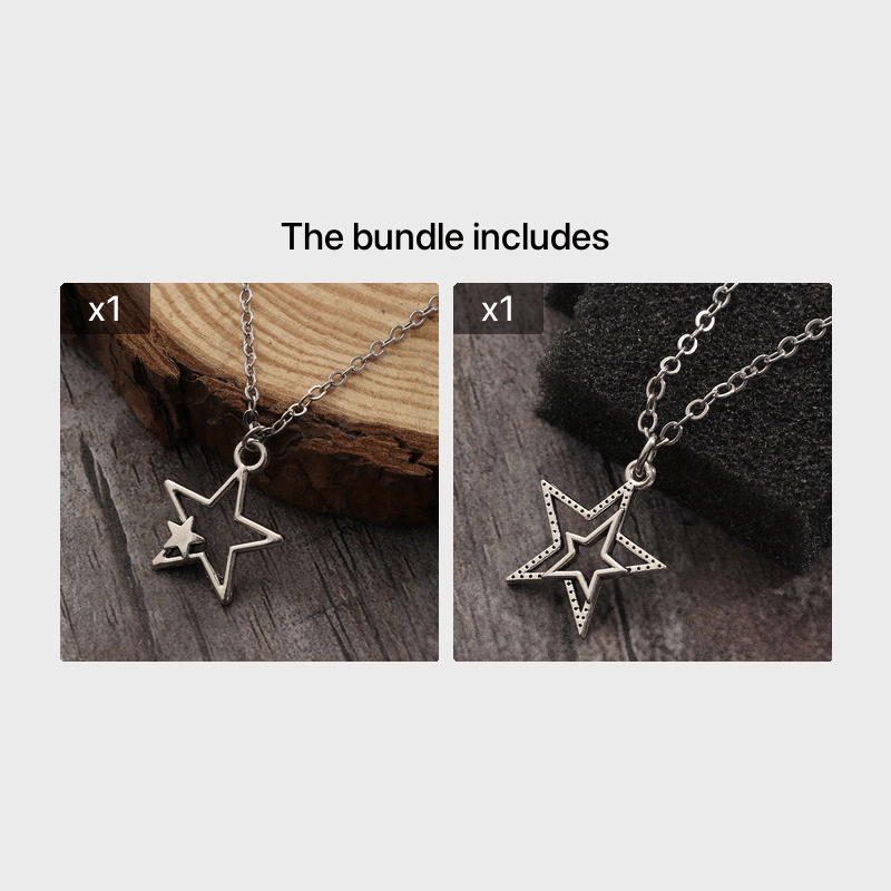 Vintage Goth Star Necklace Women's Necklace Men's - Temu