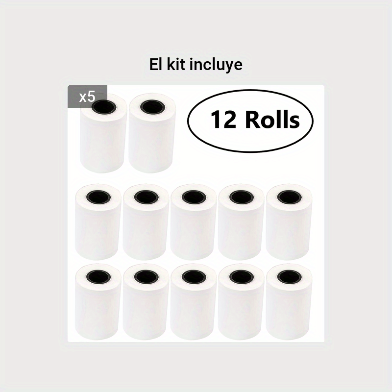 Caja 12 Rollos Papel Térmico 210X30 - Caja 12 rollos 210x30