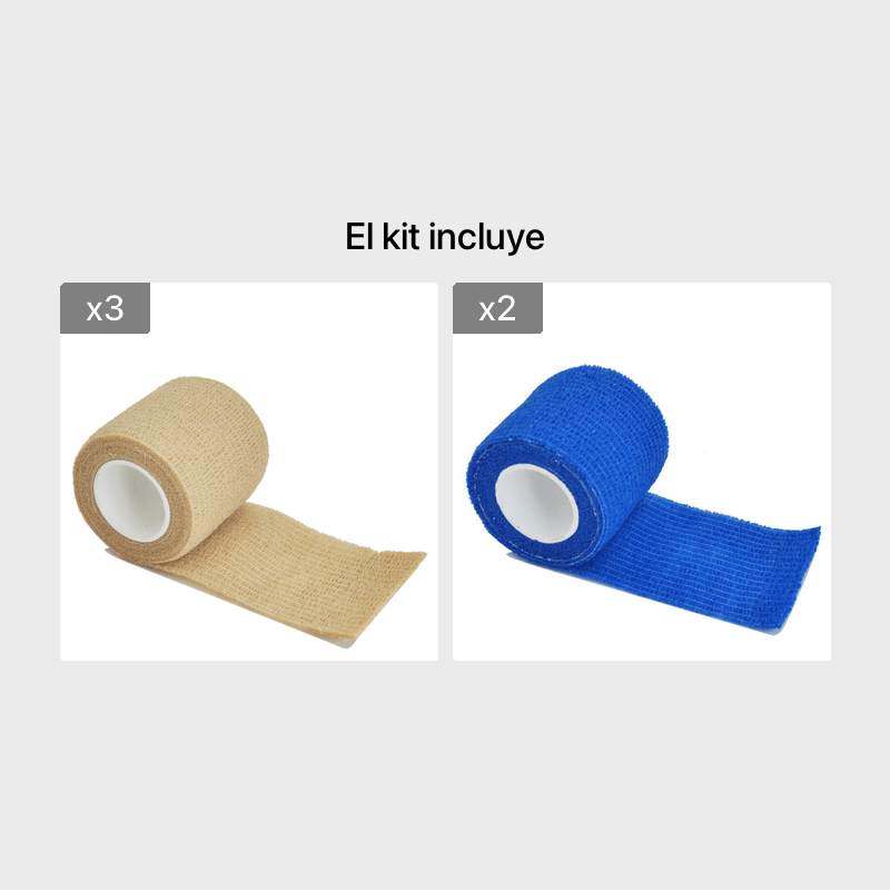 Venda Elástica Cohesiva Autoadhesiva 2,5 Cm - PRO Accesorios