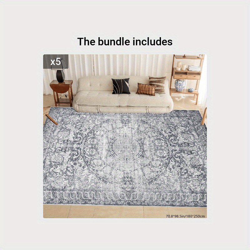 Imitation Cashmere Rugs Living Room Rugs: Soft Bedroom Rugs Without Shed  Washable Farmhouse Geometric Pattern Plaid Circle Rugs For Kitchen Dining  Home Office Table Under Floor - Temu