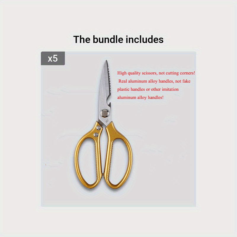 Kitchen Accessories Scissors Stainless Steal Sharp Multi Function Tool Food  Scissor For Chicken Vegetable Barbecue Fish Meat