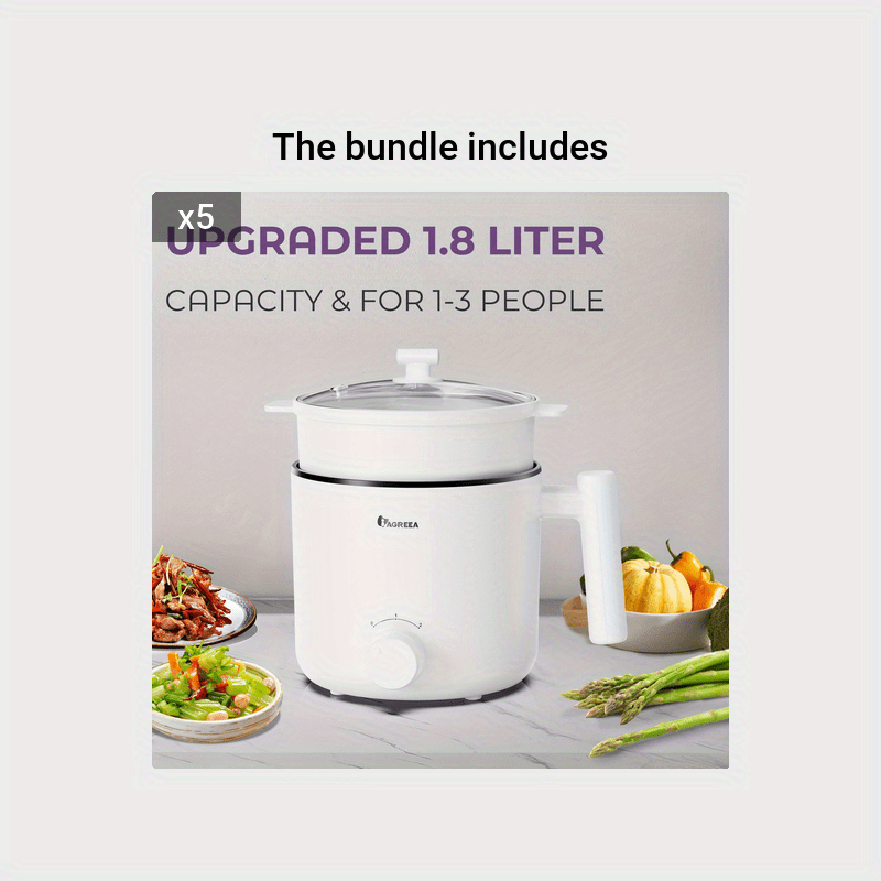 Small Electric Heating Pot All-in-one Cooking Porridge Electric