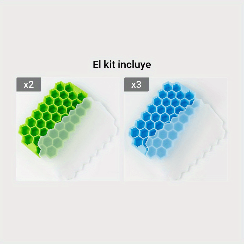 MOLDE PARA HIELOS 18 CUBITOS SILICONA