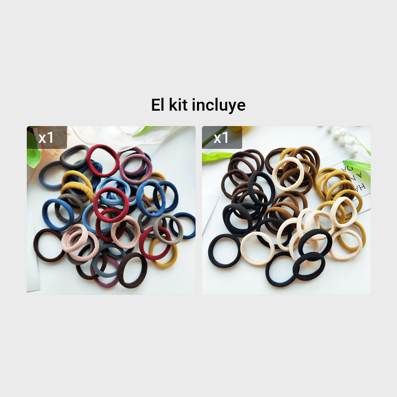 Coleteros Pequeños De Terciopelo Para El Pelo Para Mujer Y Niña, Accesorios  Para Cola De Caballo, Envolturas Para Moño Para El Pelo, Diademas Con Lazo,  50 Uds. FJ3355 De 0,27 €