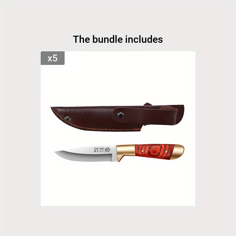 Outdoor Mongolian Hand-Held Meat Knife, Hand-Picked Meat Knife