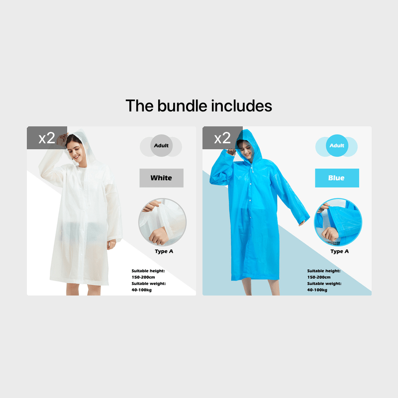 Stylish Waterproof Raincoat with Adjustable Hood - Ultimate Protection