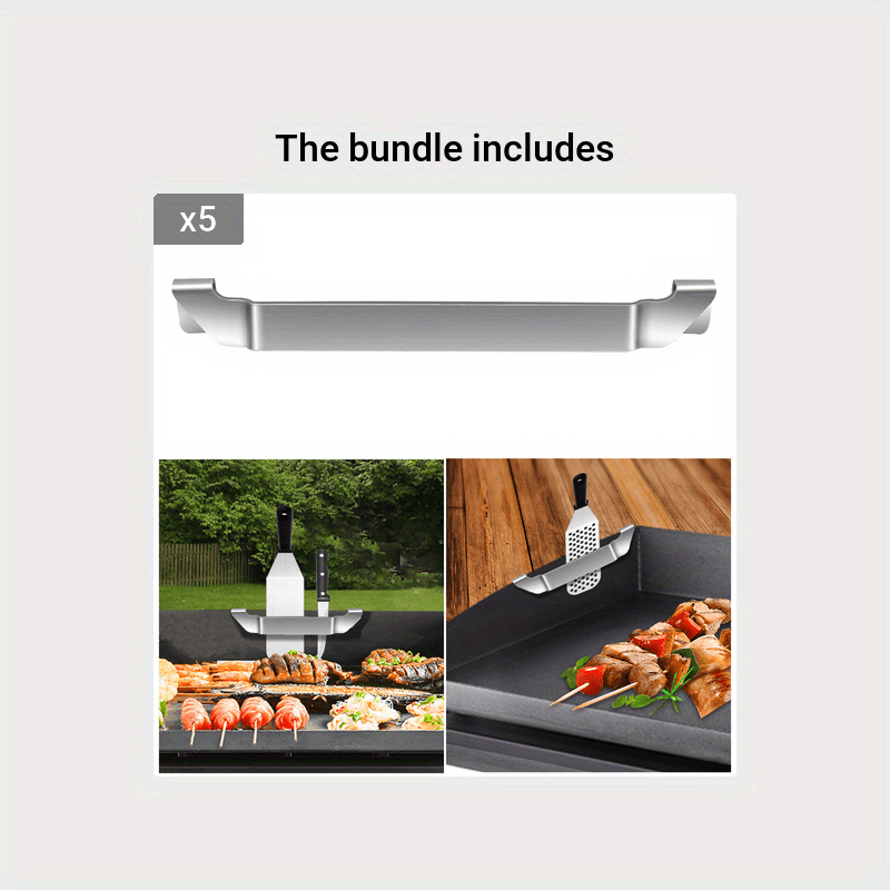 Commercial Chef 9-Piece Stainless Steel Griddle Accessories Kit for Blackstone and Flat Top Grills