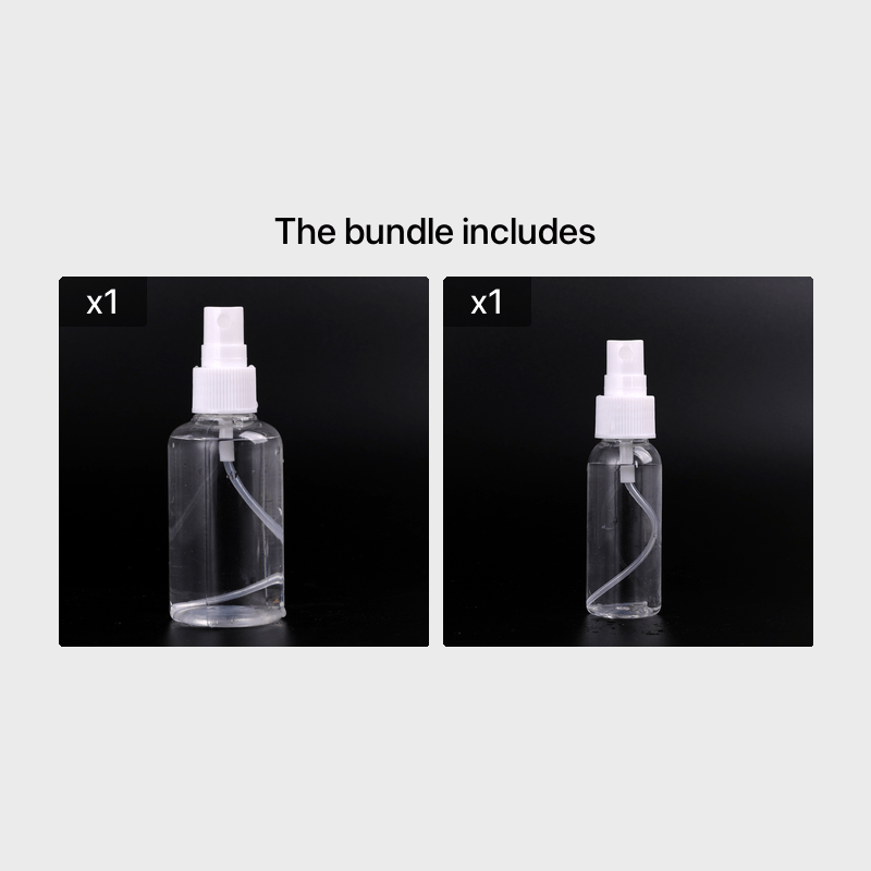 Spray Bottles Transparent Empty Fine Mist Plastic Mini Travel Perfume  Cosmetic Bottle Set Small Refillable Liquid Containers 30ml-50ml-75ml-100ml  5-1