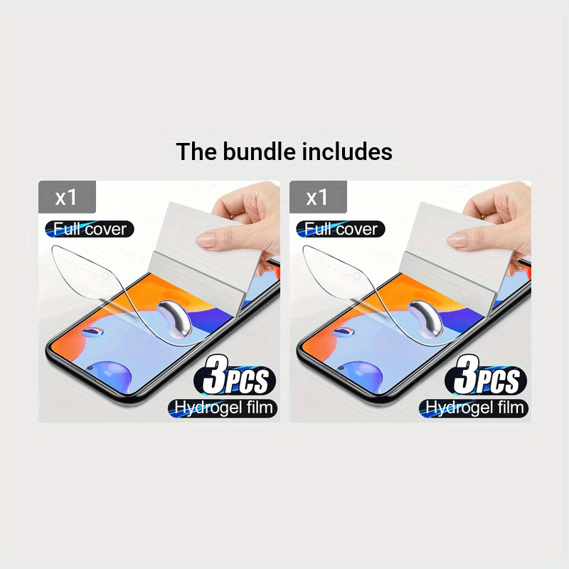 Hydrogel Film Screen Protector Xiaomi Redmi Note 9 Pro/9 Pro - Temu